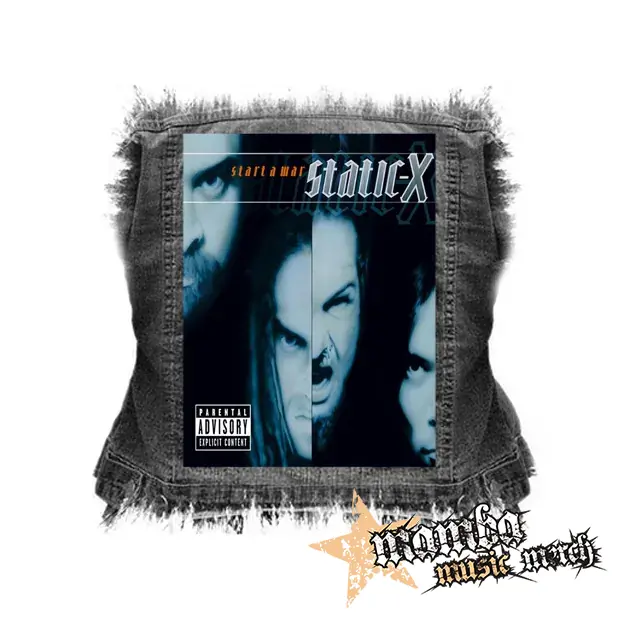 STATIC-X - Start A War - chrbtová nášivka (36 x 27 cm)