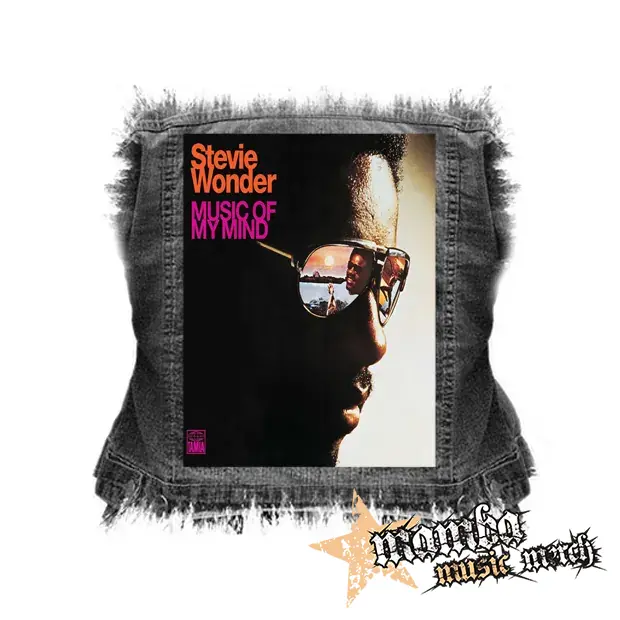 STEVIE WONDER - Music Of My Mind - chrbtová nášivka (36 x 27 cm)