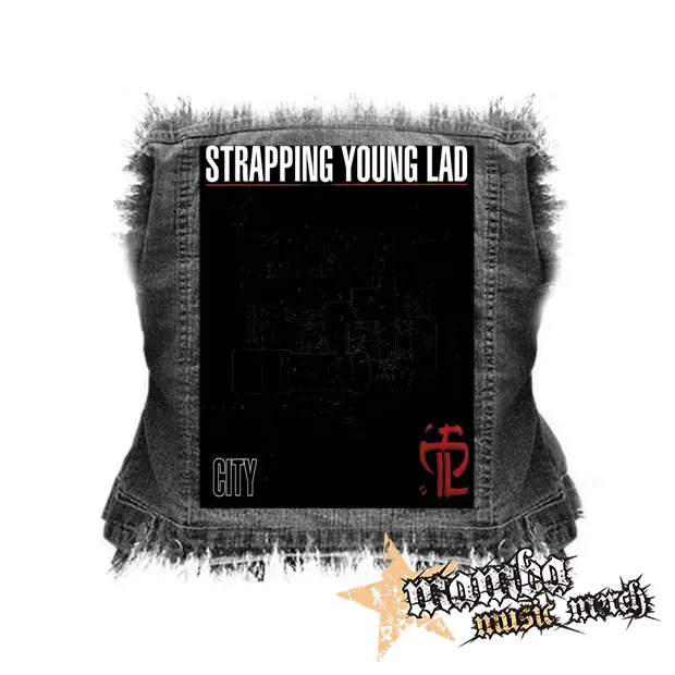 STRAPPING YOUNG LAD - City - chrbtová nášivka (36 x 27 cm)