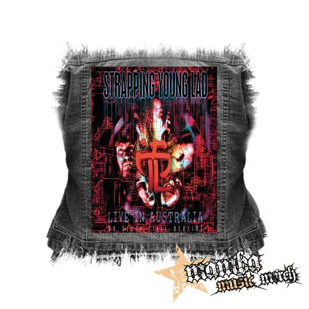 STRAPPING YOUNG LAD - No Sleep Till Bedtime - chrbtová nášivka (36 x 27 cm)