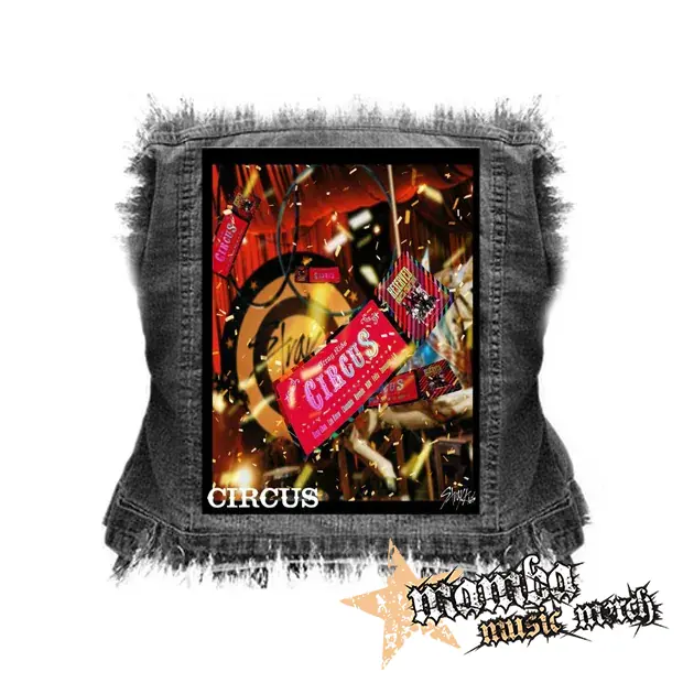 STRAY KIDS - Circus - chrbtová nášivka (36 x 27 cm)