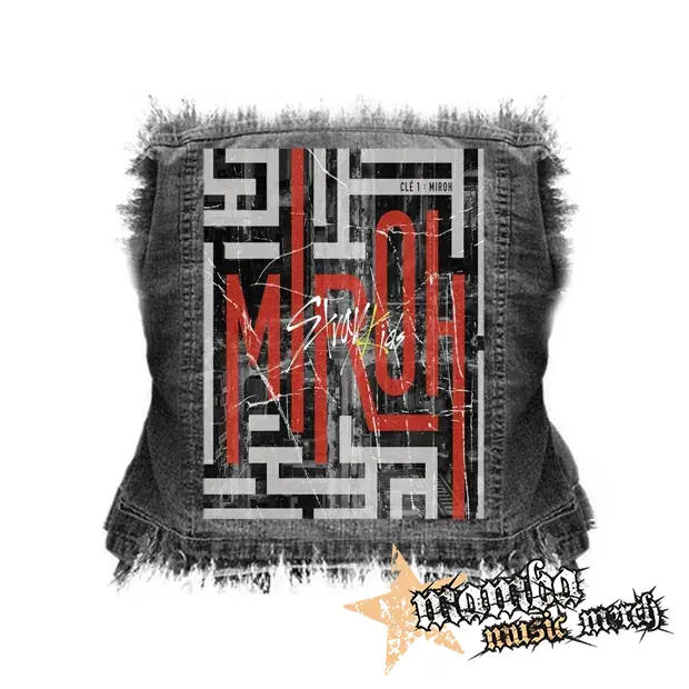 STRAY KIDS - Clé 1 - MIROH - chrbtová nášivka (36 x 27 cm)