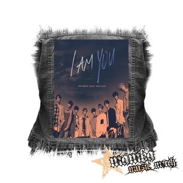 STRAY KIDS - I am YOU - chrbtová nášivka (36 x 27 cm)