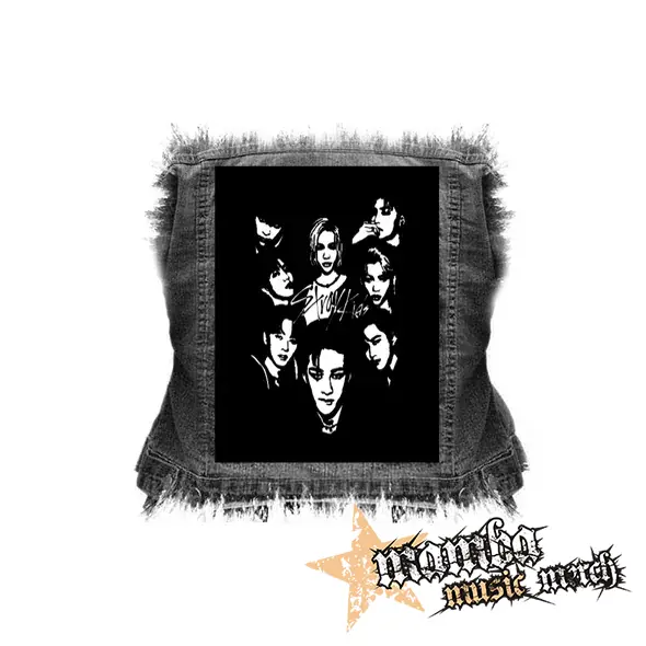 STRAY KIDS - Logo Band - chrbtová nášivka (36 x 27 cm)
