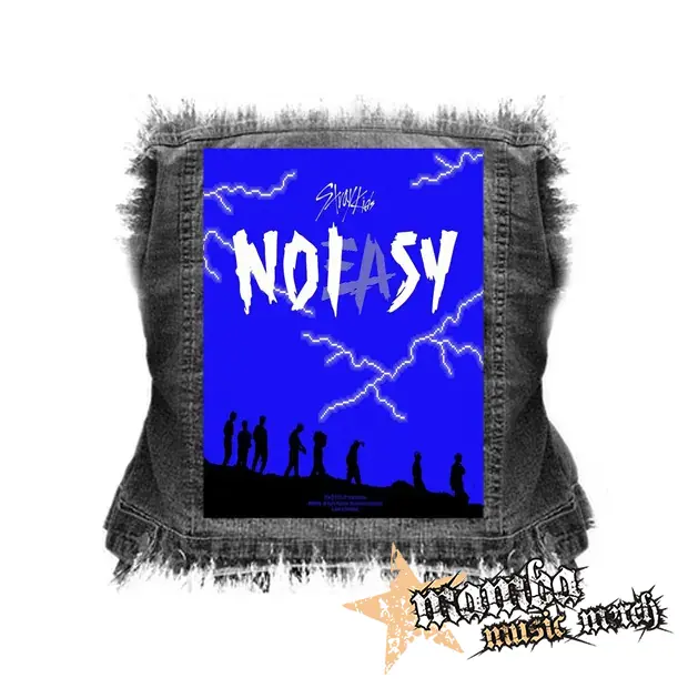 STRAY KIDS - NOEASY - chrbtová nášivka (36 x 27 cm)