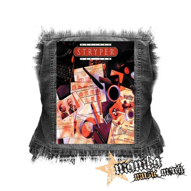 STRYPER - Against The Law - chrbtová nášivka (36 x 27 cm)