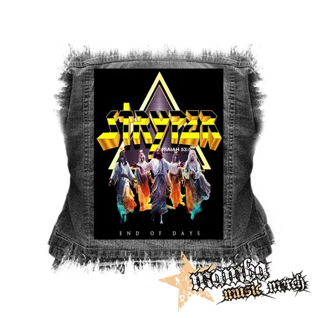 STRYPER - End of Days - chrbtová nášivka (36 x 27 cm)