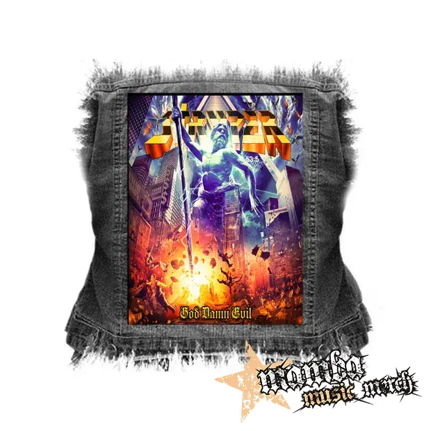 STRYPER - God Damn Evil - chrbtová nášivka (36 x 27 cm)