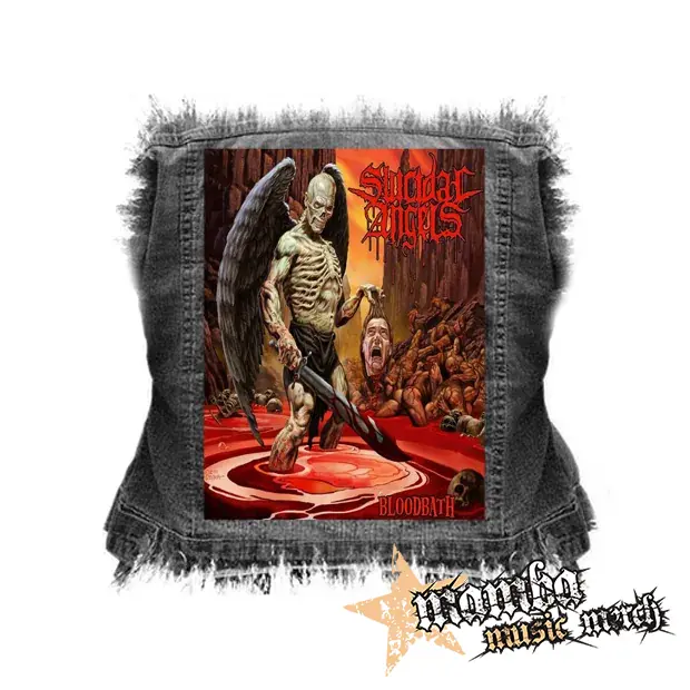 SUICIDAL ANGELS - Bloodbath - chrbtová nášivka (36 x 27 cm)
