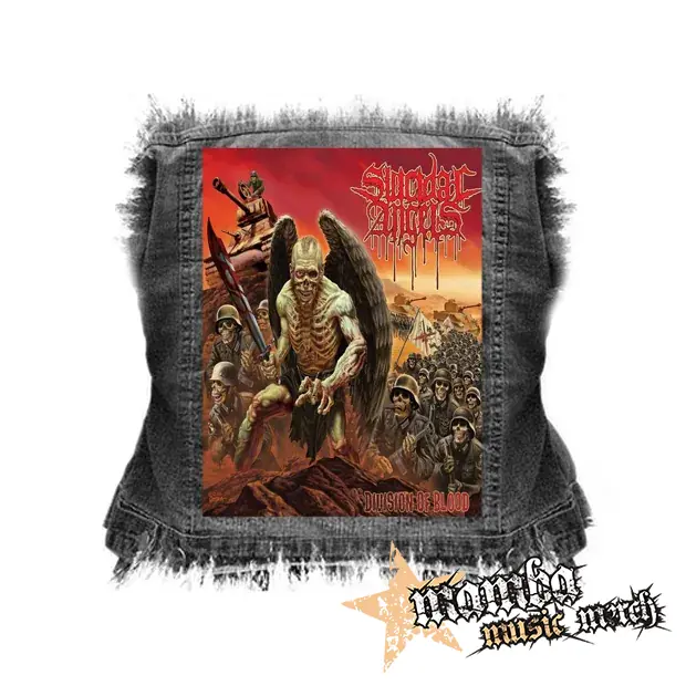 SUICIDAL ANGELS - Division of Blood - chrbtová nášivka (36 x 27 cm)