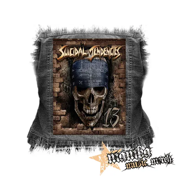 SUICIDAL TENDENCIES - 13 - chrbtová nášivka (36 x 27 cm)