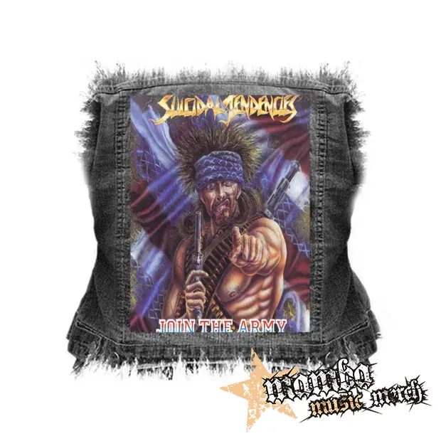 SUICIDAL TENDENCIES - Join The Army - chrbtová nášivka (36 x 27 cm)