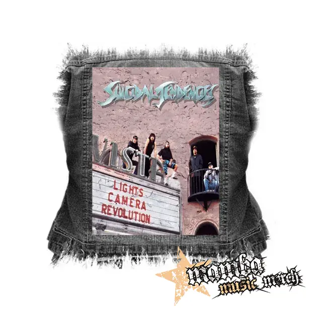 SUICIDAL TENDENCIES - Lights Camera Revolution - chrbtová nášivka (36 x 27 cm)