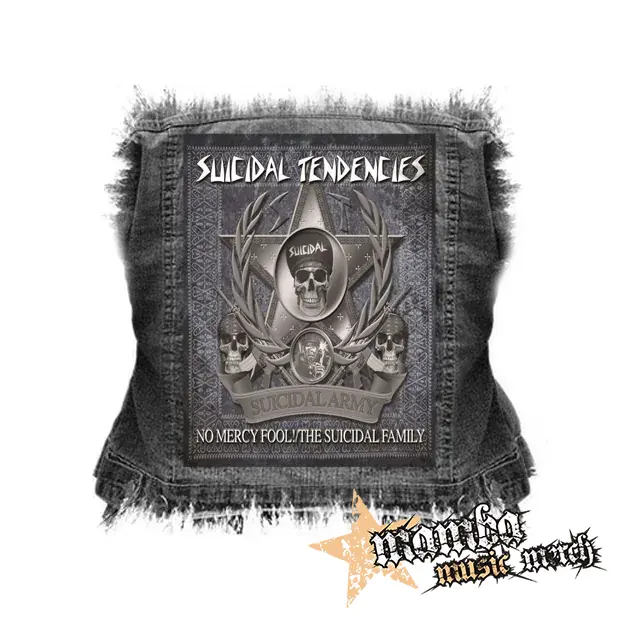 SUICIDAL TENDENCIES - No mercy Fool - chrbtová nášivka (36 x 27 cm)
