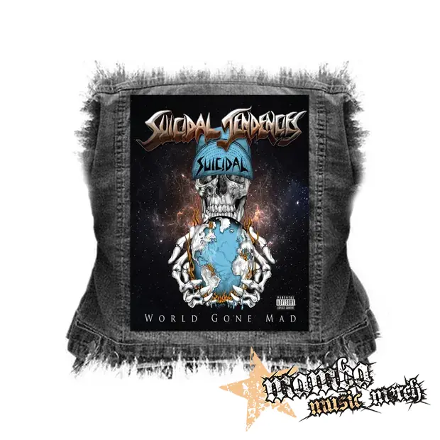 SUICIDAL TENDENCIES - World Gone Mad - chrbtová nášivka (36 x 27 cm)