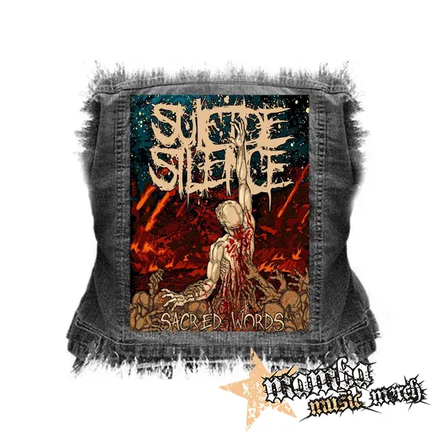 SUICIDE SILENCE - Sacred Words - chrbtová nášivka (36 x 27 cm)