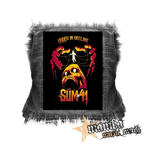 SUM 41 - Order In Decline - chrbtová nášivka (36 x 27 cm)