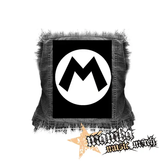 SUPER MARIO - Logo Crest - chrbtová nášivka (36 x 27 cm)
