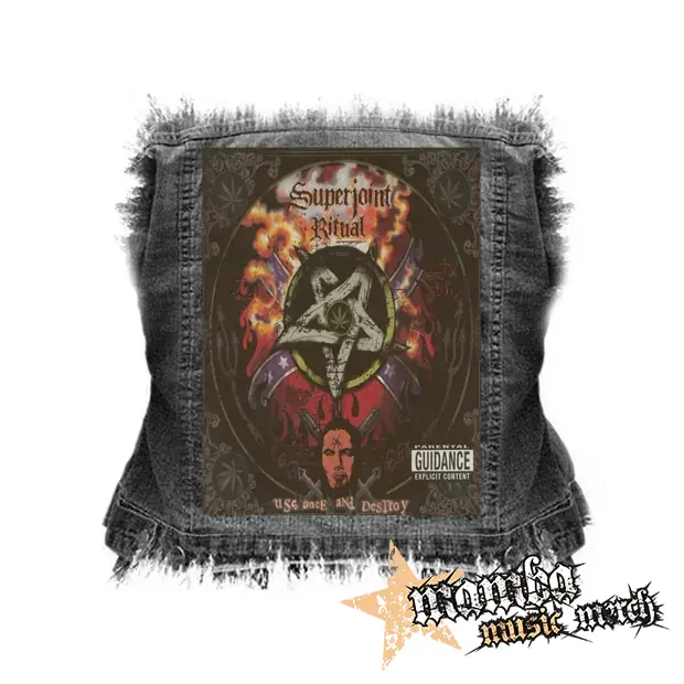 SUPERJOINT RITUAL - Use Once and Destroy - chrbtová nášivka (36 x 27 cm)