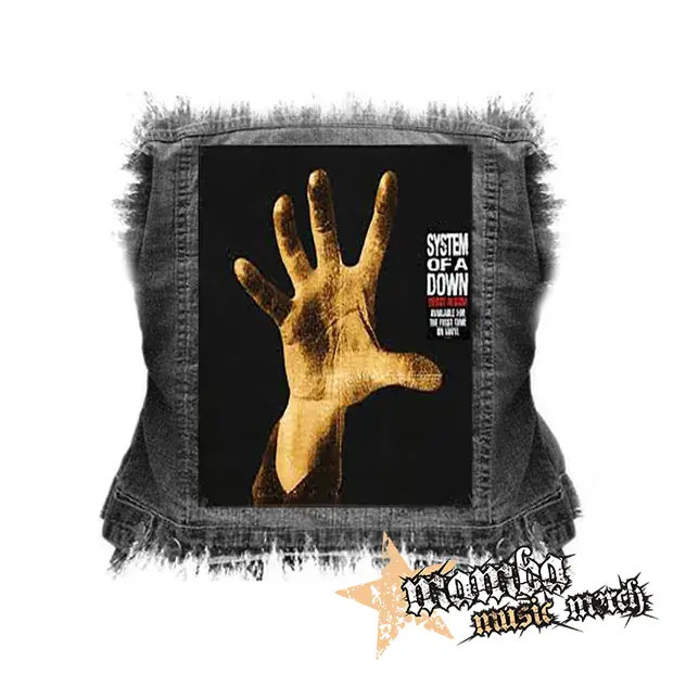 SYSTEM OF A DOWN - Debut ALbum System Of A Down - chrbtová nášivka (36 x 27 cm)