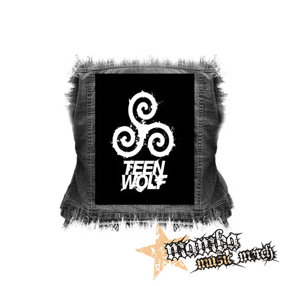 TEEN WOLF - Logo & Crest - chrbtová nášivka (36 x 27 cm)