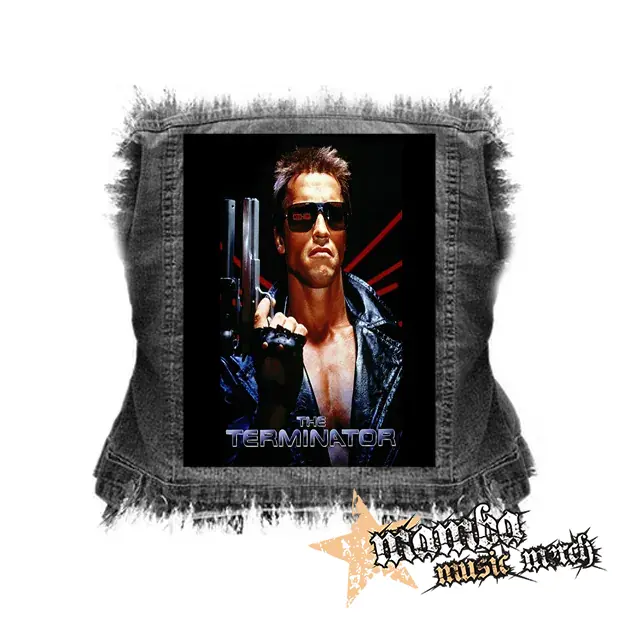 TERMINATOR 1 - chrbtová nášivka (36 x 27 cm)