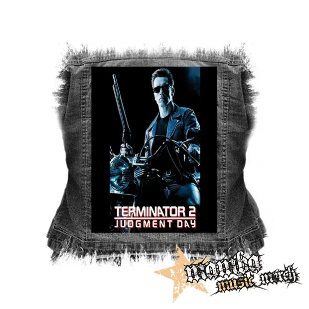 TERMINATOR 2 - Judgement Day - chrbtová nášivka (36 x 27 cm)