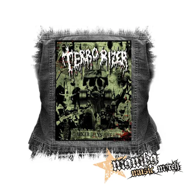 TERRORIZER - Darker Days Ahead - chrbtová nášivka (36 x 27 cm)