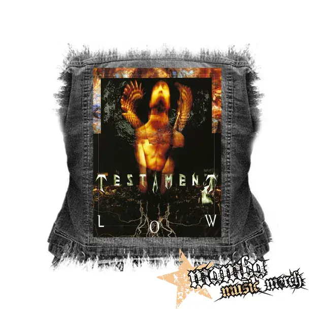 TESTAMENT - Low - chrbtová nášivka (36 x 27 cm)