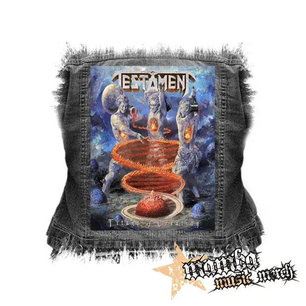 TESTAMENT - Titans Of Creation - chrbtová nášivka (36 x 27 cm)