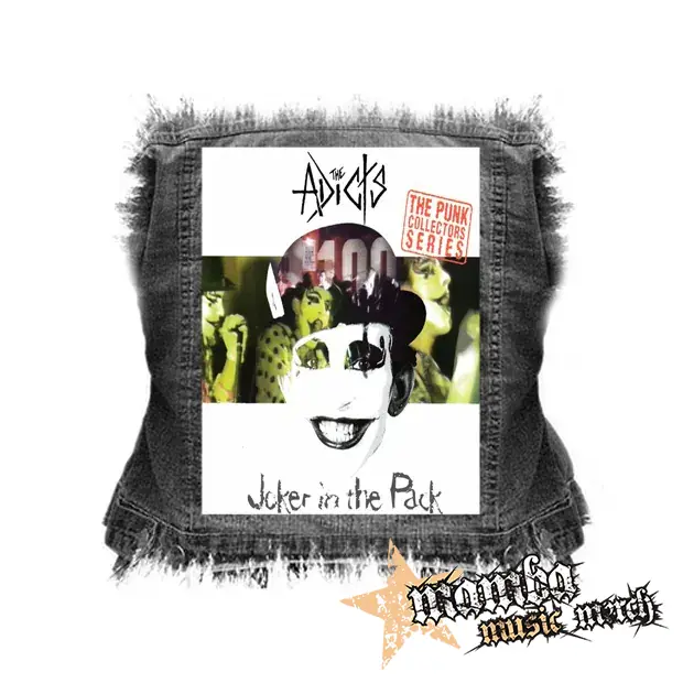 THE ADICTS - Joker in the Pack - chrbtová nášivka (36 x 27 cm)
