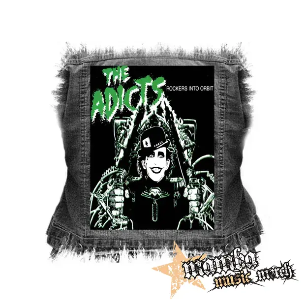 THE ADICTS - Rockers Into Orbit - chrbtová nášivka (36 x 27 cm)
