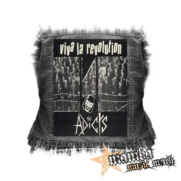 THE ADICTS - Viva La Revolution - chrbtová nášivka (36 x 27 cm)