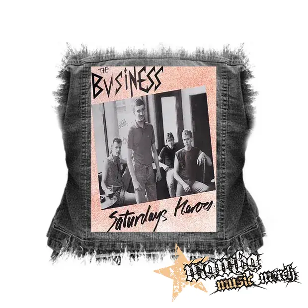 THE BUSINESS - Saturdays Heroes - chrbtová nášivka (36 x 27 cm)