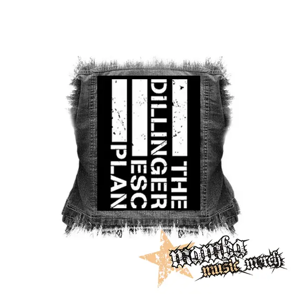 THE DILLINGER ESCAPE PLAN - Logo - chrbtová nášivka (36 x 27 cm)