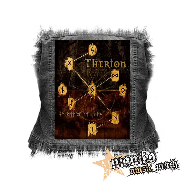 THERION - Secrets Of The Runes - chrbtová nášivka (36 x 27 cm)