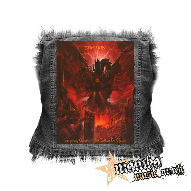 THERION - Symphony Masses Ho Drakon Ho Megas - chrbtová nášivka (36 x 27 cm)