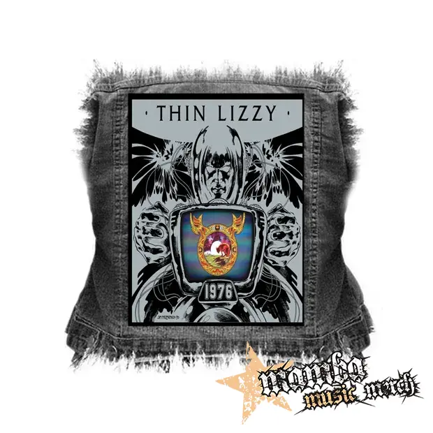 THIN LIZZY - 1976 - chrbtová nášivka (36 x 27 cm)