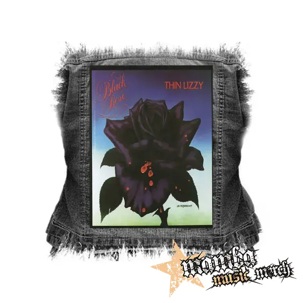 THIN LIZZY - Black Rose - chrbtová nášivka (36 x 27 cm)