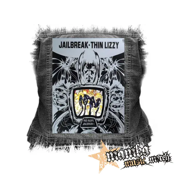 THIN LIZZY - Jailbreak - chrbtová nášivka (36 x 27 cm)