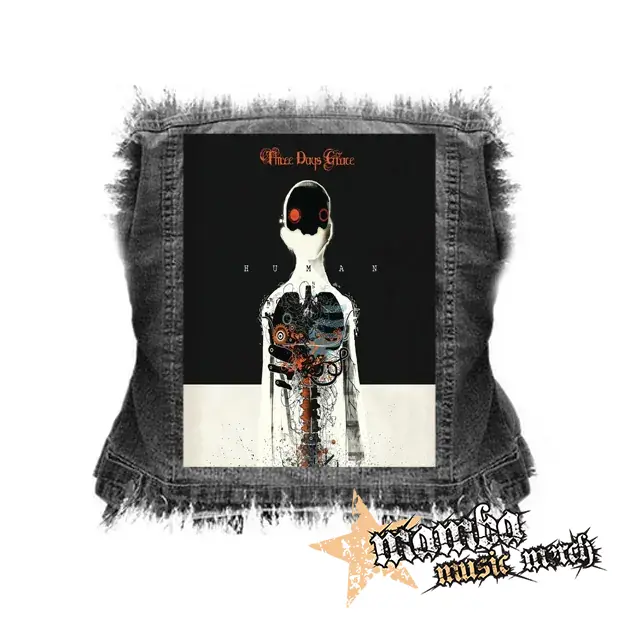 THREE DAYS GRACE - Human - chrbtová nášivka (36 x 27 cm)