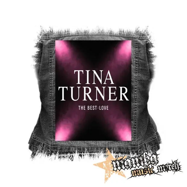 TINA TURNER - The Best Love - chrbtová nášivka (36 x 27 cm)