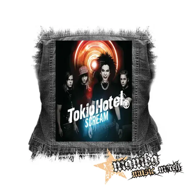 TOKIO HOTEL - Scream - chrbtová nášivka (36 x 27 cm)