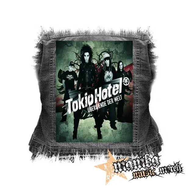 TOKIO HOTEL - Übers Ende der Welt - chrbtová nášivka (36 x 27 cm)