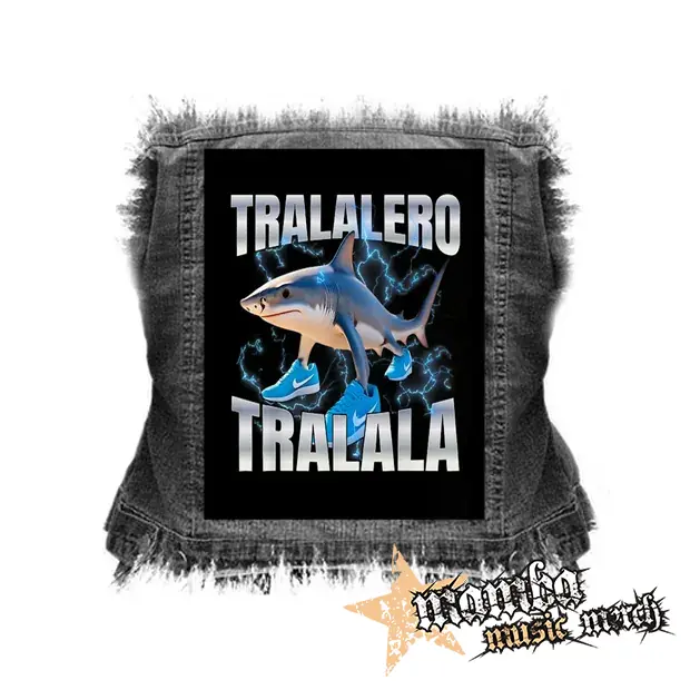 TRALALERO TRALALA - chrbtová nášivka (36 x 27 cm)