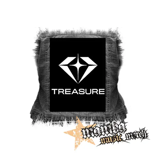TREASURE - Logo Kpop Band - chrbtová nášivka (36 x 27 cm)