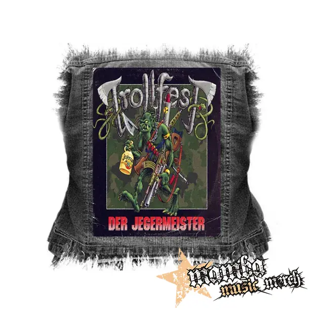 TROLLFEST - Der Jegermeister - chrbtová nášivka (36 x 27 cm)
