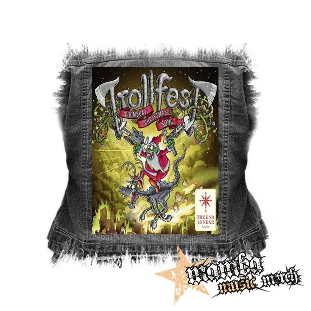 TROLLFEST - Doomsday Christmas Song - chrbtová nášivka (36 x 27 cm)