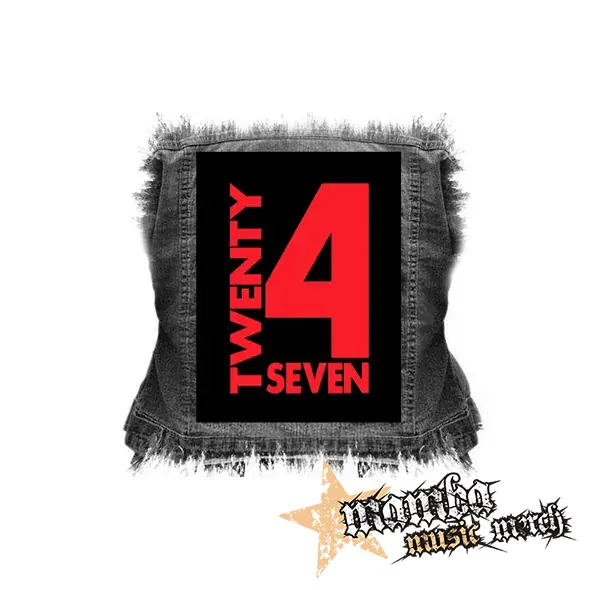TWENTY FOR SEVEN - Logo - chrbtová nášivka (36 x 27 cm)