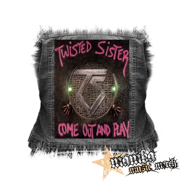 TWISTED SISTER - Come Out and Play - chrbtová nášivka (36 x 27 cm)